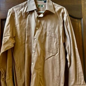 Joseph Abboud Tan Button-Up Shirt